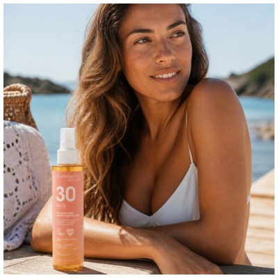 Alphanova Sun Glow SPF30 Saulės aliejus 125 ml