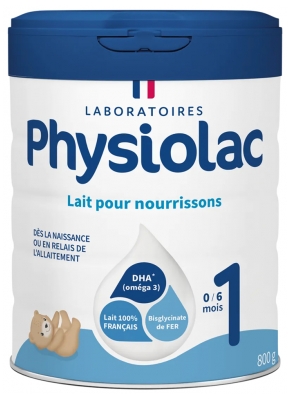 Physiolac Nourrissons 1 0 à 6 Mois 800 g