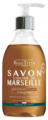 BeauTerra Savon Liquide de Marseille Beurre de Karité 300 ml