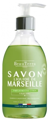 BeauTerra Jabón Líquido de Marsella Menta Limón 300 ml