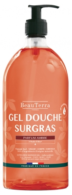 Gel de Duș Emolient BeauTerra Ambră 1 L