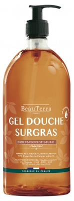BeauTerra Rückfettendes Duschgel Sandelholz 1 L