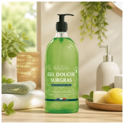 BeauTerra Lemon Verbena Surgras Shower Gel 1 L