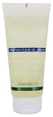 BeauTerra Gel Douche Surgras Fleur de Jasmin 100 ml