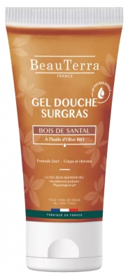 BeauTerra Rückfettendes Duschgel Sandelholz 200 ml