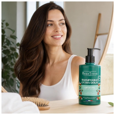 BeauTerra Shampoing Extra Doux Fortifiant 750 ml