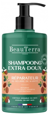 BeauTerra Shampoing Extra Doux Réparateur 750 ml