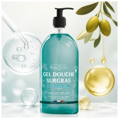 BeauTerra Aloe Vera Surgras Shower Gel 1 L