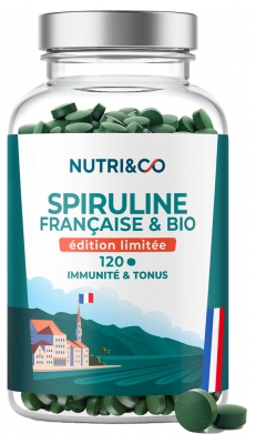 Nutri&Co Luomu Spirulina 120 Tablettia