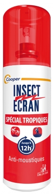 Insect Ecran Anti-Moustiques Spray Répulsif Peau Spécial Tropiques 75 ml