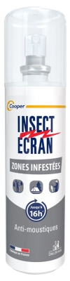 Insect Ecran Anti-Moustiques Spray Répulsif Peau Zones Infestées 100 ml