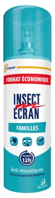 Insect Ecran Anti-Moustiques Spray Répulsif Peau Familles 200 ml