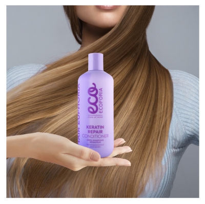 Balsam Reparator Ecoforia Keratin Repair 400 ml
