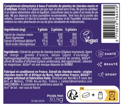 Nutri&Co Le Détox 60 Gélules