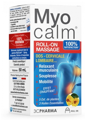 3C Pharma Myocalm Muscle Contractions Roll-On 50 ml