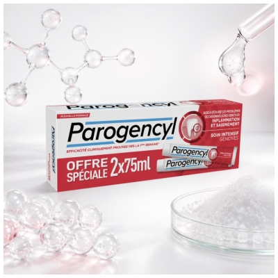 Parogencyl Intensivvård Tandkräm Tandkött Förpackning med 2 x 75 ml