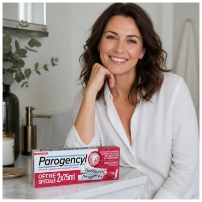 „Parogencyl“ Intensyviosios Dantenų Priežiūros Dantų Pasta, 2 x 75 ml pakuotė
