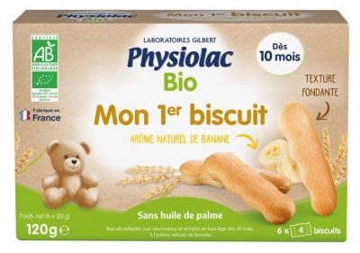 Physiolac Bio My First Biscuit From 10 Months 24 Biscuits (to consume preferably before the end of 08/2024)