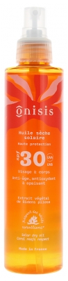 Onisis Suho Olje za Sončenje Visoka Zaščita SPF30 200 ml