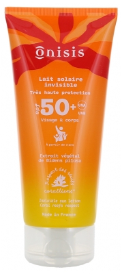 Onisis Näkymätön Aurinkomaito Erittäin Korkea Suoja SPF50+ 200 ml