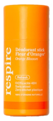 Respire Déodorant Stick Fleur d'Oranger Format Carton Bio 50 g