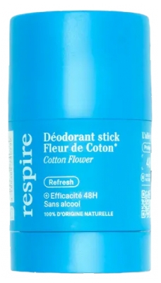 Respire Déodorant Stick Fleur de Coton Bio 50 g