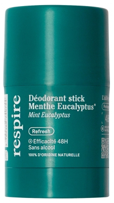 Respire Déodorant Stick Menthe Eucalyptus Bio 50 g