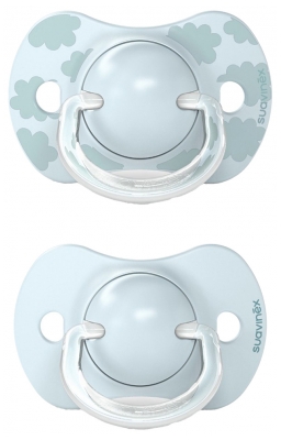 Suavinex 2 Reversible Soothers with Teat SX Pro 0 to 6 Months - Model: Blue