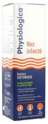 Gifrer Physiologica Solution Isotonique Nez Infecté Spray 20 ml