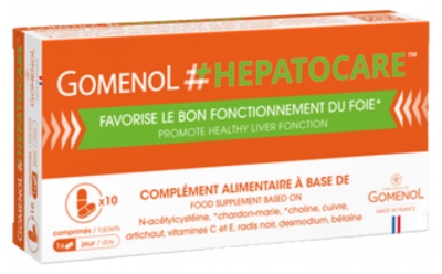 Laboratorio de Gomenol Hepatocare 10 Comprimidos