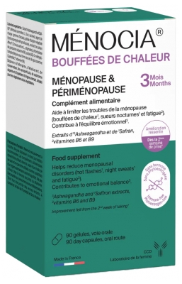 Laboratoire CCD Ménocia Bouffées de Chaleur 90 Gélules