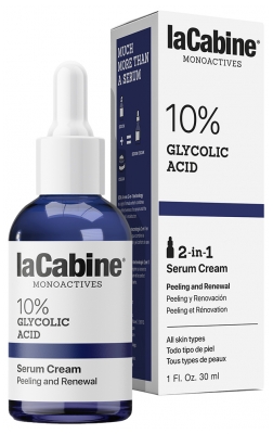 LaCabine Crema Siero Monoattiva al 10% di Acido Glicolico 30 ml