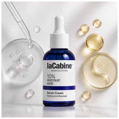 laCabine Monoactives 10 % Glycolic Acid Serum Creme 30 ml