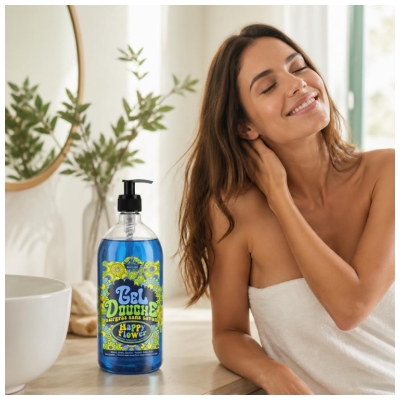 Les Petits Bains de Provence Suihkugeeli Bergamotti & Orvokki 1 L