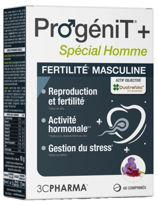 3C Pharma ProgéniT+ Spécial Homme 60 Tablets