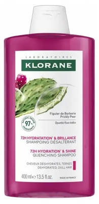 Klorane Hydration & Shine - Szampon Nawilżający z Opuncją Figową 400 ml