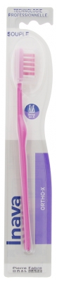 Inava Ortho-X Brosse à Dents Souple 20/100 - Couleur : Rose