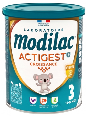 Modilac Actigest+ Croissance 3 de 12 à 36 Mois 800 g