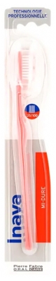 Inava Cepillo de Dientes Semiduro 25/100 - Color: Naranja