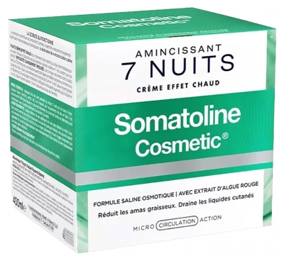 Somatoline Cosmetic Liekninamasis 7 Naktų Ultra Intensyvus Kūno Kremas su Šilumos Efektu 400 ml