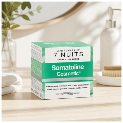 Somatoline Cosmetic Novēršana Svara Zaudēšanai 7 Naktis Ultra Intensīva Krēms Siltuma Efekts 400 ml