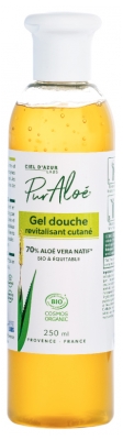 Pur Aloé Gel Douche Revitalisant Cutané 70% d'Aloé Vera Bio 250 ml