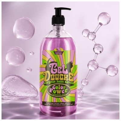 Les Petits Bains de Provence Showergel Æble Fersken 1 L