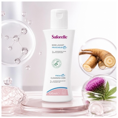 Saforelle Friskhetsvårdande Tvättgel 100 ml