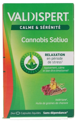 Valdispert Valdispert Cannabis Sativa Calm & Serenity 24 Kapsułki