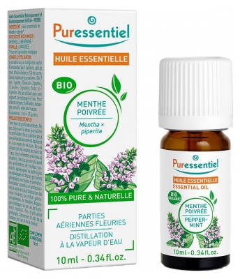 Puressentiel Olejek Eteryczny z Mięty Pieprzowej Organiczny 10 ml