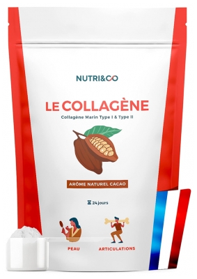 Nutri&Co Collagène Marin Type I & II Arôme Cacao 240 g