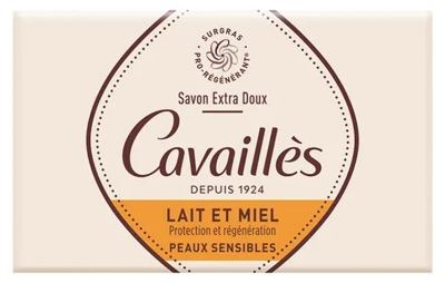 Cavaillès Savon Extra Doux Lait et Miel 250 g