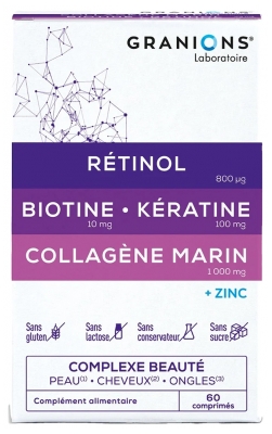Granions Komplekss Skaistumkopībai Ādai Matiem Nagiem 60 Tabletes