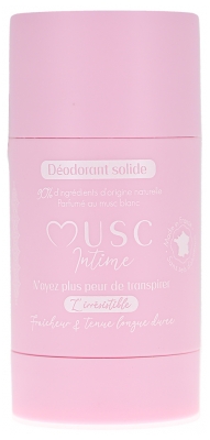 Musc Intime Déodorant Solide Musc Blanc 50 g